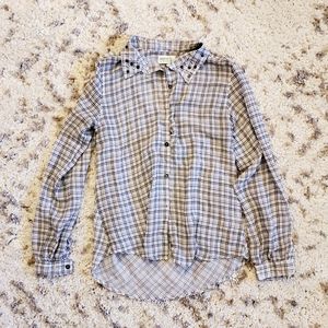 DREAM OUT LOUD | plaid long sleeve shirt